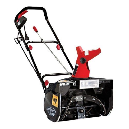  Snow Joe Max SJM988 18-Inch 13.5-Amp Electric Snow Thrower with Light in RED