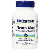 Life Extension Neuro-Mag Magnesium L-Threonat Vegetarian Capsules, 90 Count (Pack of 3) by Life Extension