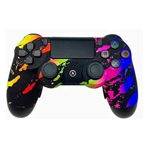  AimControllers PS4 DualShock 4 PlayStation 4 Wireless Controller - Custom AiMControllers Lucky6 Design with Paddles. Left X, right O