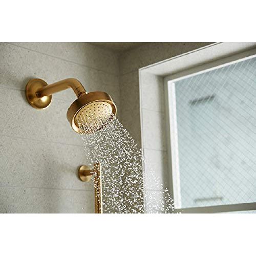  Kohler 939-BGD Single-Function Showerhead, Brushed Gold