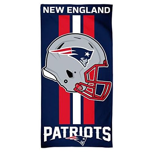  WinCraft NFL New England Patriots Fiber Beach Towel, 9lb/30 x 60