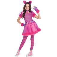 Amscan AMSCAN Cheshire Cat Halloween Costume for Girls, Large, with Included Accessories