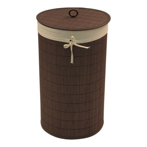  Officesaleman Baby Things Bamboo Hamper with Liner, Espresso