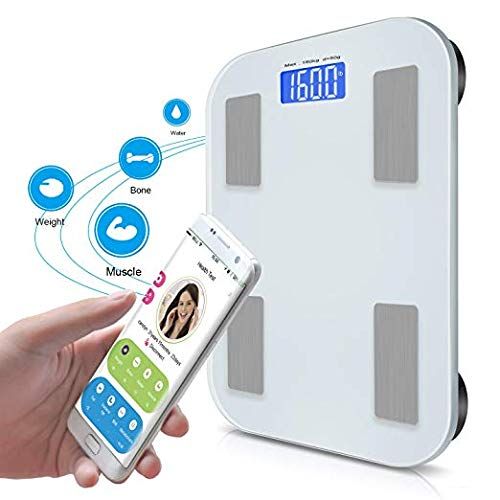  Adoric Smart Scale, Bluetooth Bathroom Scale with APP for Android and iOS, Body Composition Analysis...