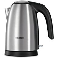 Bosch TWK7801 Wasserkocher in Edelstahl (2200 W maximal, 1,7 L, Abschaltautomatik, Kalkfilter), edelstahl / schwarz