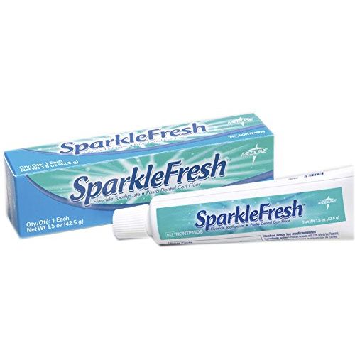  Medline NONTP15I Sparkle Fresh Toothpaste, 1.5 oz (Pack of 144)