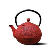 Old Dutch Cast IronSuzume Teapot, 24-Ounce, Red