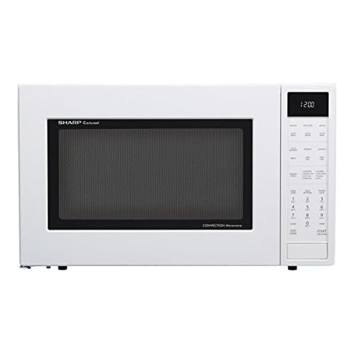  Sharp SMC1585BW 1.5 cu. ft. Microwave Oven with Convection Cooking, Auto Defrost in White