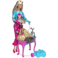 Barbie Stylin Pup Doll &Pup Caucasion
