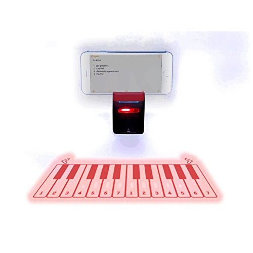  Serafim Keybo - Worlds Most Advanced Projection Keyboard & Piano (Black)