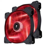 Corsair Air Series SP 140 LED Red High Static Pressure Fan Cooling - twin pack