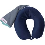Om the Go Asana Pillow - 2-in-1 Neck Pillow and Travel Yoga Mat