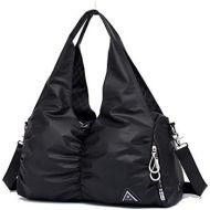 [아마존 핫딜] [아마존핫딜]Kemys Gym Bag 40L Sports Travel Duffel Bag for Men and Women with Shoes Compartment (Black)