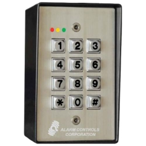  Alarm Controls Access Control Keypad, 4-78in H, SS