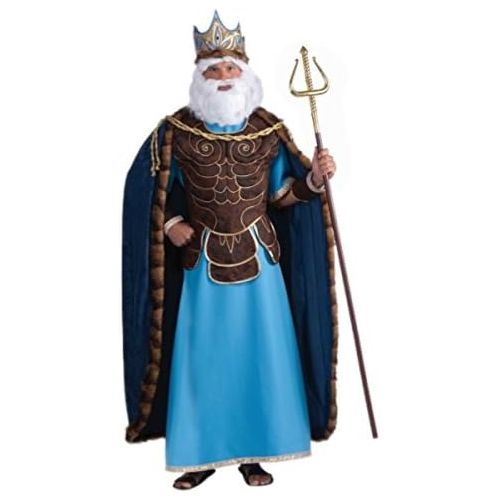  Faerynicethings Adult Size King Neptune God of The Sea Costume - Poseidon - to 42 inch Chest