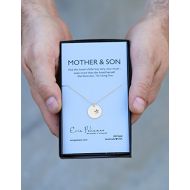 Erin Pelicano, ltd 14k Gold Mother Son Necklace Gold Mom Jewelry New Mom Gift
