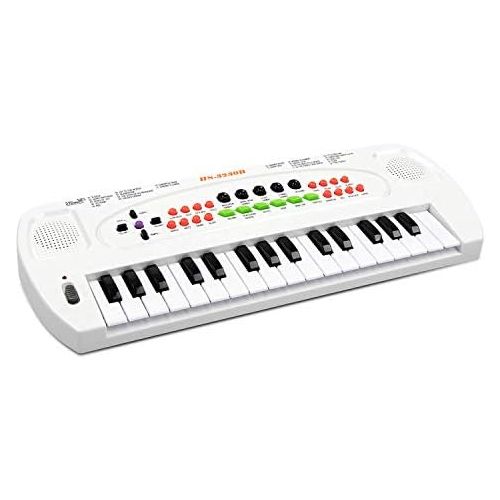  [아마존베스트]APerfectLife aPerfectLife Kids Piano, 32 Keys Multifunction Electronic Kids Keyboard Piano Music Instrument for Toddler with Microphone (Black)