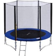 Exacme 8ft Trampoline wSafety Pad and Enclosure Net All-in-one Combo Set, T8