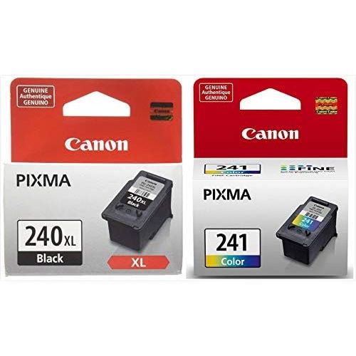 캐논 Genuine Canon PG-240XL High Capacity Black Ink Cartridge (5206B001) + CL-241 Color Ink Cartridge (5209B001)