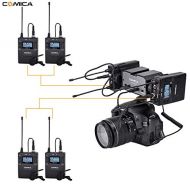 /Comic a Comica CVM-AX1 Audio Mixer Adapter Universal Dual Channels 3.5mm Port Camera Mixer for Canon Nikon Sony Panasonic DSLR Camera Camcorder (Support Real-time Monitoring)
