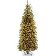 National Tree Company National Tree 7.5 Foot Kingswood Slim Fir Tree with 450 Dual Color LED Lights and PowerConnect 9 Function System, Hinged (KW7-D52-75)