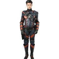 Xcoser Deluxe Supervillain Armor Costume & Mask Outfit Suit for Mens Halloween