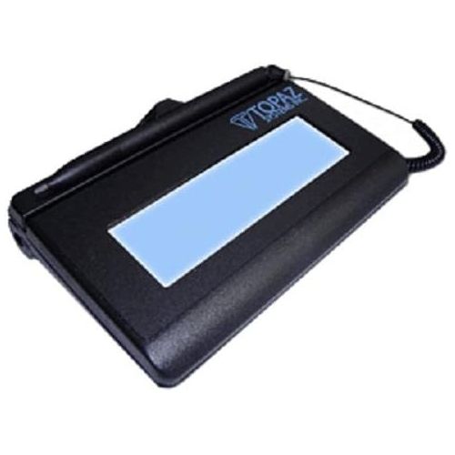  Topaz T-LBK460SE-HSB-R 1x5 Backlit LCD Signature Capture Pad - USB Connection (Higher Speed Version)