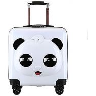 Sondre 20Children Pandas Luggage Rolling Suitcase Trolley Box Unisex Kids Carry On Boarding Case 3D Pattern Cute Zoo Cartoon Animal Universal Wheel
