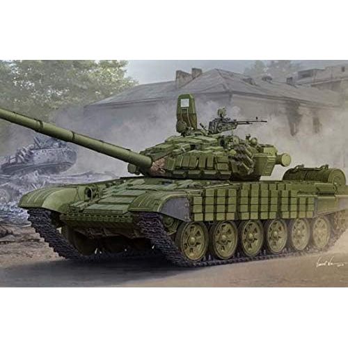  Trumpeter Russian T-72BB1 MBT with Kontakt-1 Model Kit (1:35 Scale)