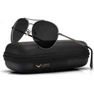[아마존 핫딜]  [아마존핫딜]LUENX Men Aviator Sunglasses Polarized Women - UV 400 with Case 60mm
