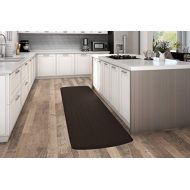 NewLife by GelPro Anti-Fatigue Designer Comfort Kitchen Floor Mat, 30x108”, Sisal Coffee Bean Stain Resistant Surface with 3/4” Thick Ergo-foam Core for Health and Wellness