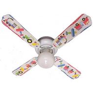 Ababy aBaby 9243199311 Planes, Trains and Trucks Ceiling Fan