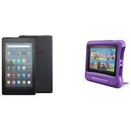 Amazon Fire 7 Family Pack - Fire 7 Tablet (16GB, Black) + Fire 7 Kids Edition Tablet (16GB, Purple)