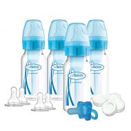 [아마존베스트]Dr. Brown's Dr. Browns Options+ Slow Flow Bottle Set for Breastfed Baby, 4 Ounce, Blue