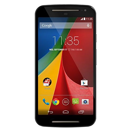 모토로라 Motorola Moto G (2nd generation) Unlocked Cellphone, 8GB, Black