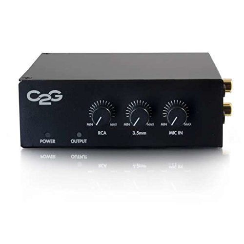  C2GCables to Go 40881 2570V 50W Audio Amplifier, Plenum Rated, TAA Compliant