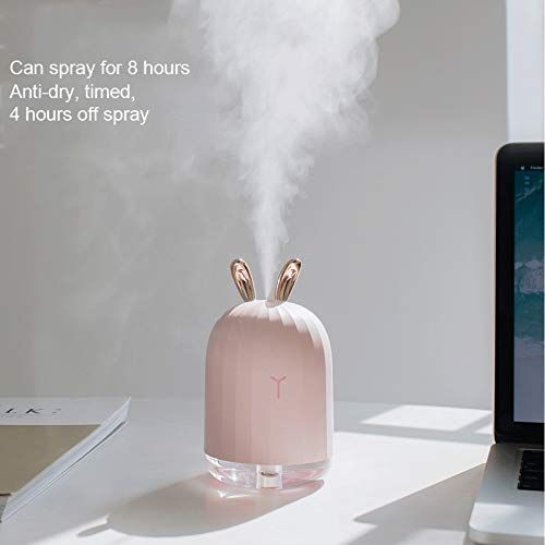  BuyBuyBuy Practical 3life-318 2W Cute Rabbit USB Mini humidifier, Capacity: 220ml, DC 5V, Aromatic Diffusion Nebulizer with LED Night Light, Office, Family Bedroom. Moisturizing