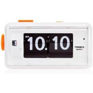 Homeloo Twemco Retro Modern Germany Quartz Alarm Flip Clock Al30 (white)