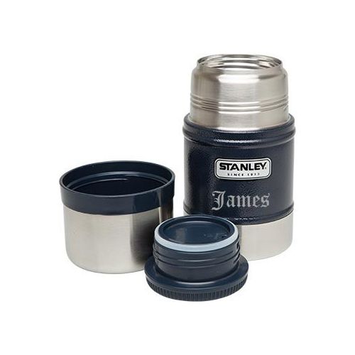 스텐리 Personalized Stanley Navy Blue Classic Vacuum Food Jar with free laser engraving