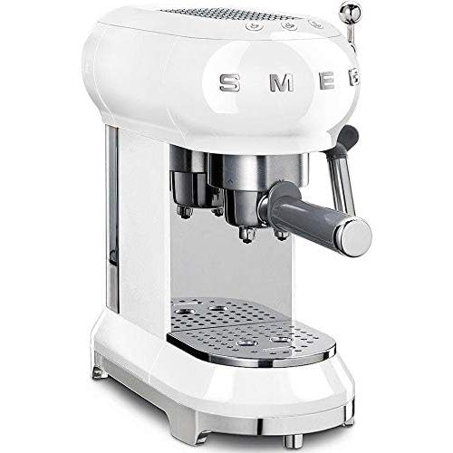 스메그 SMEG ECF01WHEU Kaffeevollautomat, Das Thermoblock-Heizungssystem Espresso-Kaffeemaschine ermoeglicht einen schnellen Start und eine prazise Temperaturkontrolle fuer das Aufbruehen von