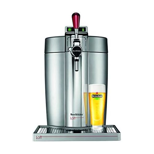  Krups VB700E00 Beertender Loft Edition Bierzapfgerat, Silber/Chrom