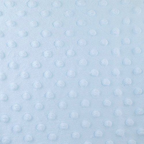  [아마존베스트]American Baby Company Heavenly Soft Minky Dot Fitted Contoured Changing Pad Cover, Blue Puff, for Boys and Girls