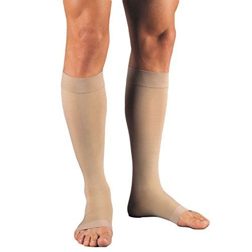  JOBST Relief Knee High 30-40 mmHg Compression Stockings, Open Toe, Medium, Beige