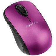 AmazonBasics Wireless Computer Mouse with Nano Receiver - Purple