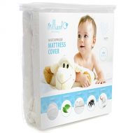 [아마존베스트]Milliard Quilted, Waterproof Crib and Toddler Mattress Protector Pad, Premium Hypoallergenic Fitted Cover with Extra Padding 28x52x6
