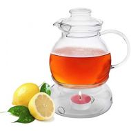 Sendez Teekanne mit Stoevchen 1,5 Liter Set Teezubereiter aus Borosilikatglas Made in EU