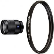 Sony 24-70mm f4 Vario-Tessar T FE OSS Interchangeable Full Frame Zoom Lens with AmazonBasics Circular Polarizer Lens - 67 mm