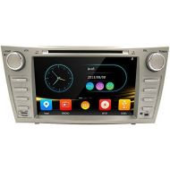 Hizpo hizpo In Dash CAR DVD Player Double Din 8 Touch Screen GPS Navigation Radio Bluetooth RDS SWC FM Fit for Toyota Camry Aurion 2007 2008 2009 2010 2011