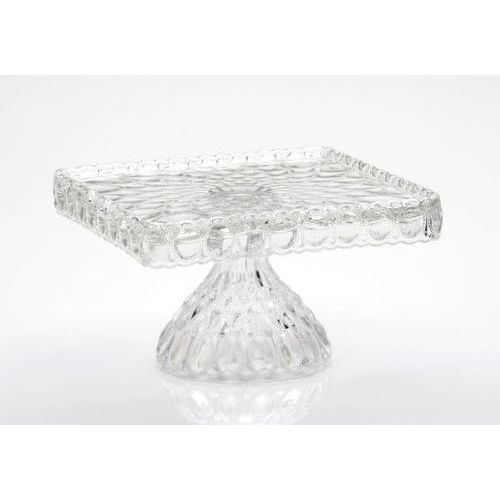  Brand: Mosser Glass Mosser Glass Elizabeth Cake Stand in Clear Crystal