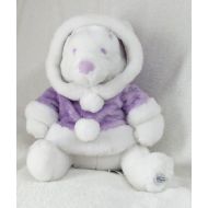 Adorable Disney White and Purple Winter Time Snowball Winnie the Pooh 12 Plush Doll